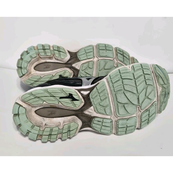 Mizuno Wave Inspire‎ 14 Womens Sz 6.5 Black Teal Athletic Running Shoes Sneakers - Picture 6 of 7